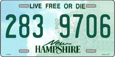 NH license plate 2839706