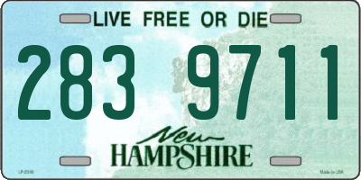 NH license plate 2839711