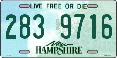NH license plate 2839716