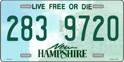 NH license plate 2839720