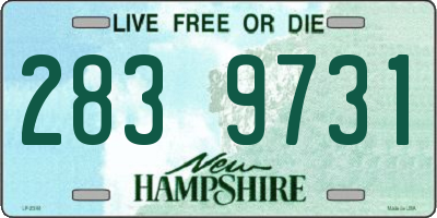 NH license plate 2839731