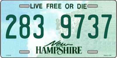 NH license plate 2839737