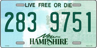 NH license plate 2839751