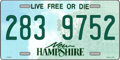 NH license plate 2839752