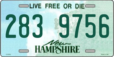 NH license plate 2839756