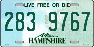 NH license plate 2839767
