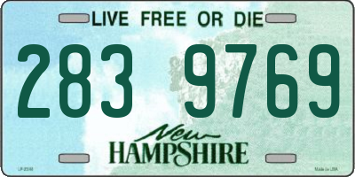 NH license plate 2839769