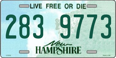 NH license plate 2839773