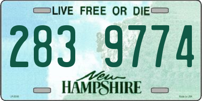 NH license plate 2839774