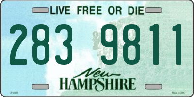NH license plate 2839811
