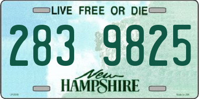 NH license plate 2839825