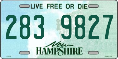 NH license plate 2839827