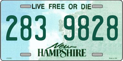 NH license plate 2839828