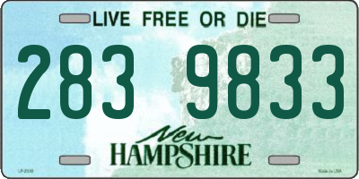 NH license plate 2839833