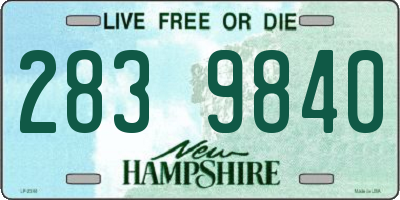 NH license plate 2839840