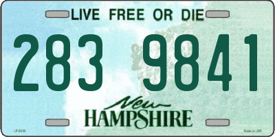 NH license plate 2839841