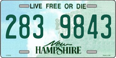 NH license plate 2839843