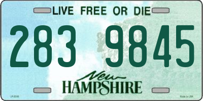 NH license plate 2839845