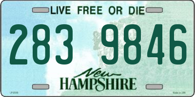 NH license plate 2839846