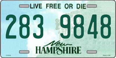 NH license plate 2839848