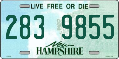 NH license plate 2839855