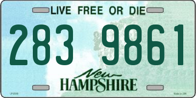 NH license plate 2839861