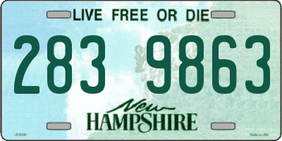 NH license plate 2839863