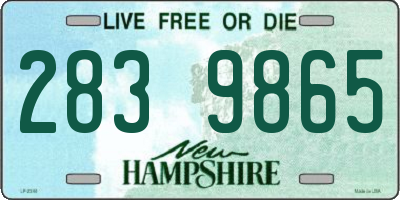 NH license plate 2839865