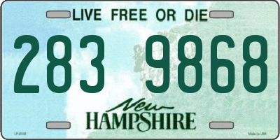 NH license plate 2839868