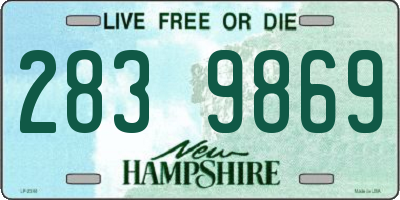 NH license plate 2839869