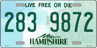 NH license plate 2839872