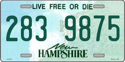 NH license plate 2839875