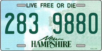 NH license plate 2839880