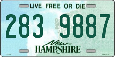 NH license plate 2839887