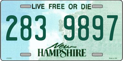 NH license plate 2839897
