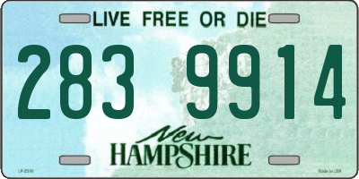 NH license plate 2839914
