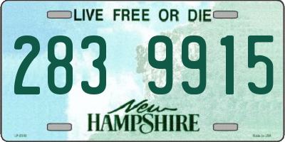 NH license plate 2839915