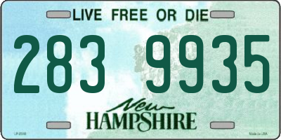NH license plate 2839935