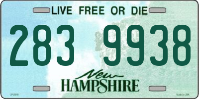 NH license plate 2839938