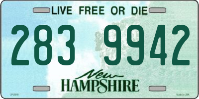 NH license plate 2839942