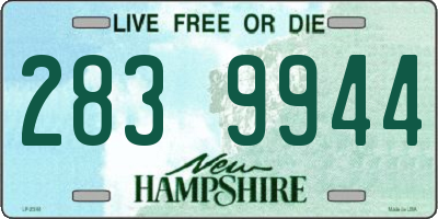 NH license plate 2839944