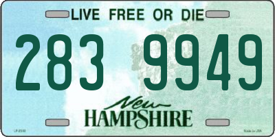 NH license plate 2839949