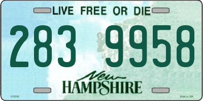 NH license plate 2839958