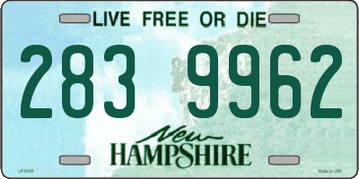 NH license plate 2839962