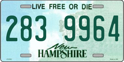NH license plate 2839964