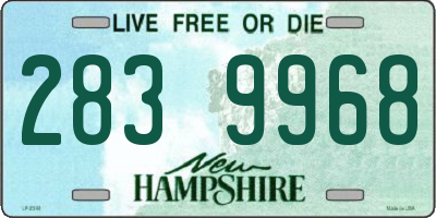 NH license plate 2839968
