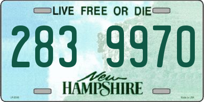 NH license plate 2839970
