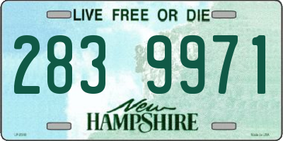 NH license plate 2839971