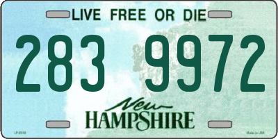 NH license plate 2839972