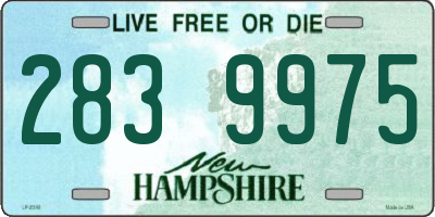 NH license plate 2839975